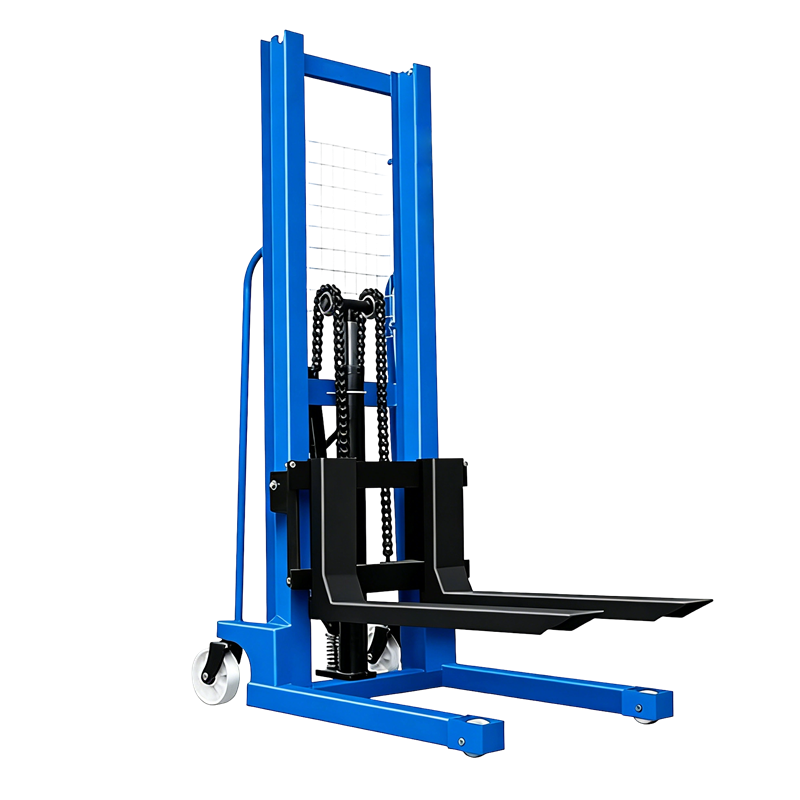 1000kg Ciceronis Stacker cum Novifacta furculas pro Multiplex Pallet Amplitudo