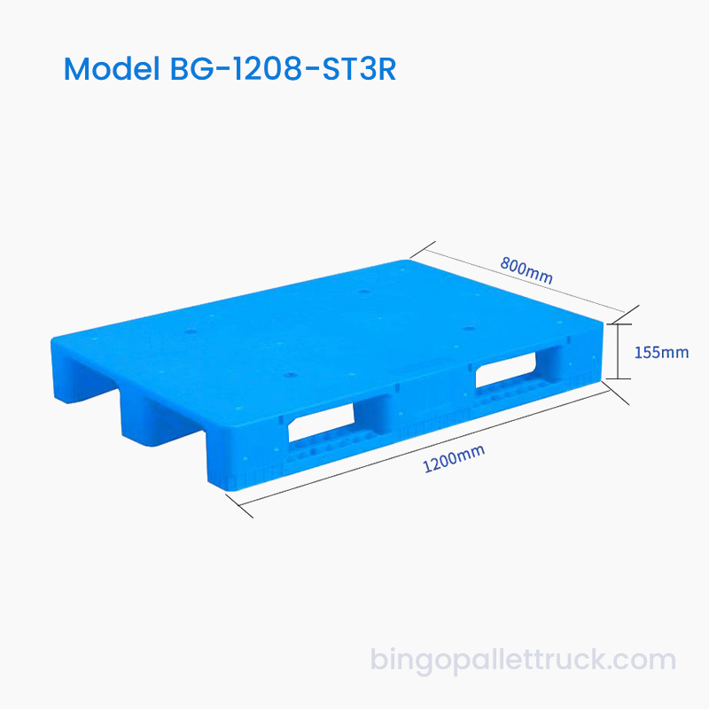 1200×800mm solidi Top III Cursores Plastic Pallet pro CELLA