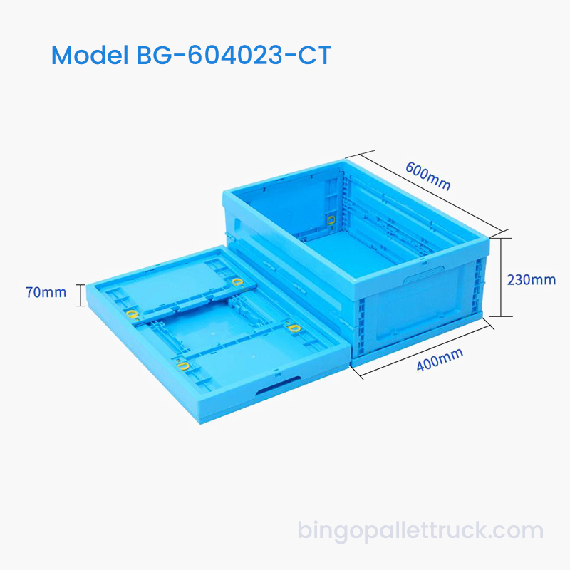 42L Collapsible Plastic Tote Box pro CELLA bona Sorting