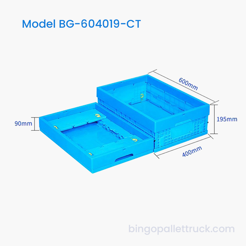36L Cold Chain Collapsible Plastic Tote Box for Small Fresh Produce
