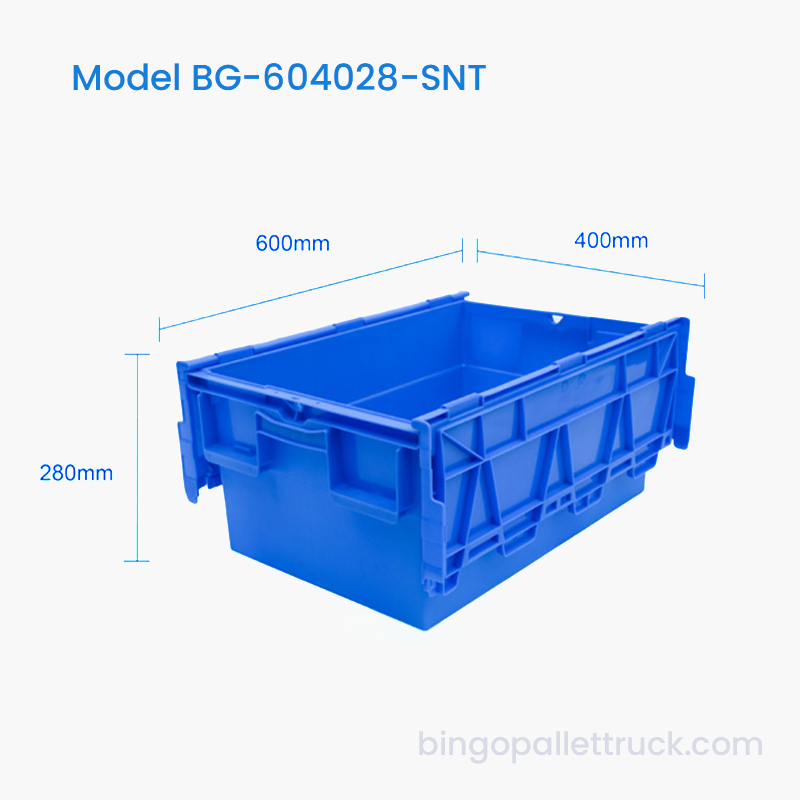 54L Stack and Nidus Plastic Tote Box in CELLA bona Sorting