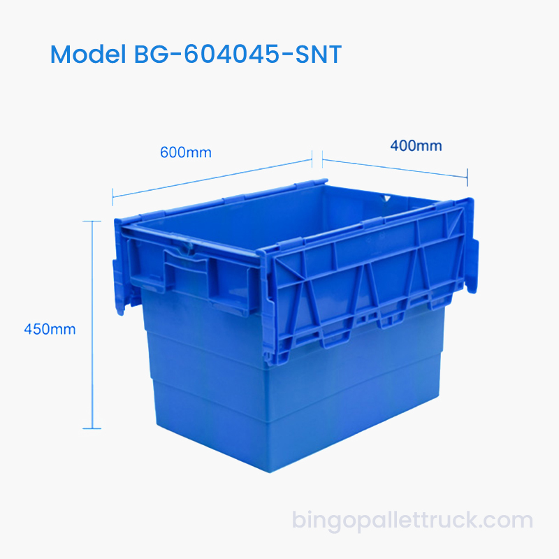86L Gravis Officium Stack et Nidum Plastic Tote Box
