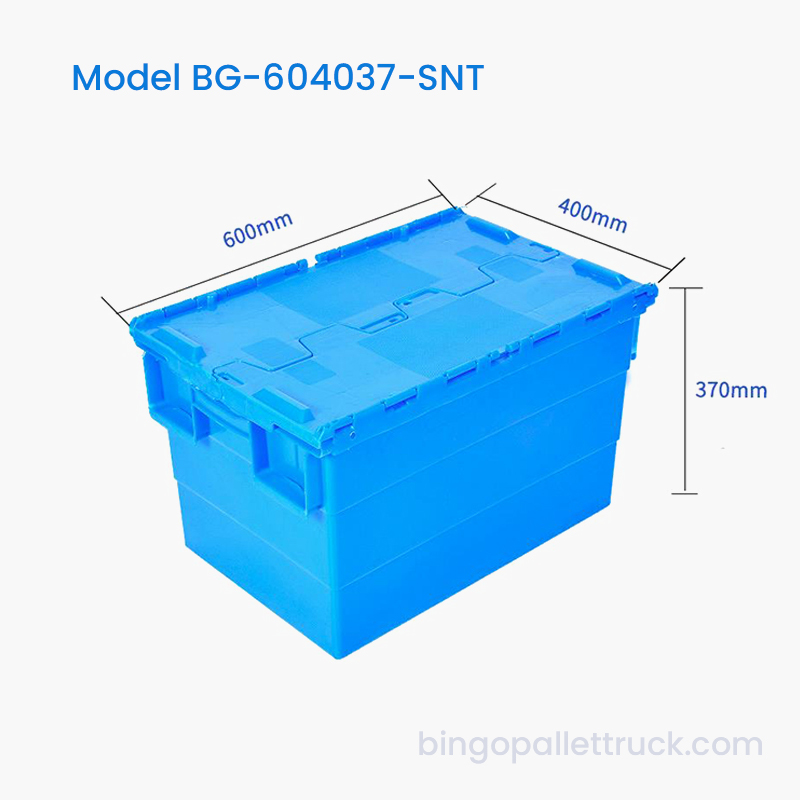 75L Stack and Nidus Plastic Tote Box for Large Parts PRAECLUSIO