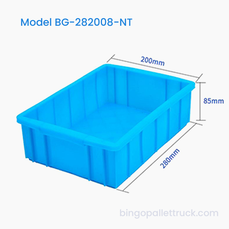 3L HDPE Nestable Plastic Storage Bin pro Industrial Component Storage