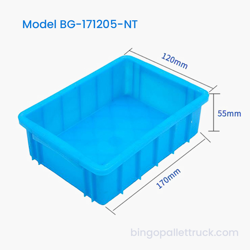 0.8L HDPE Nestable Plastic Tote Box pro Cochleas et Fasteners