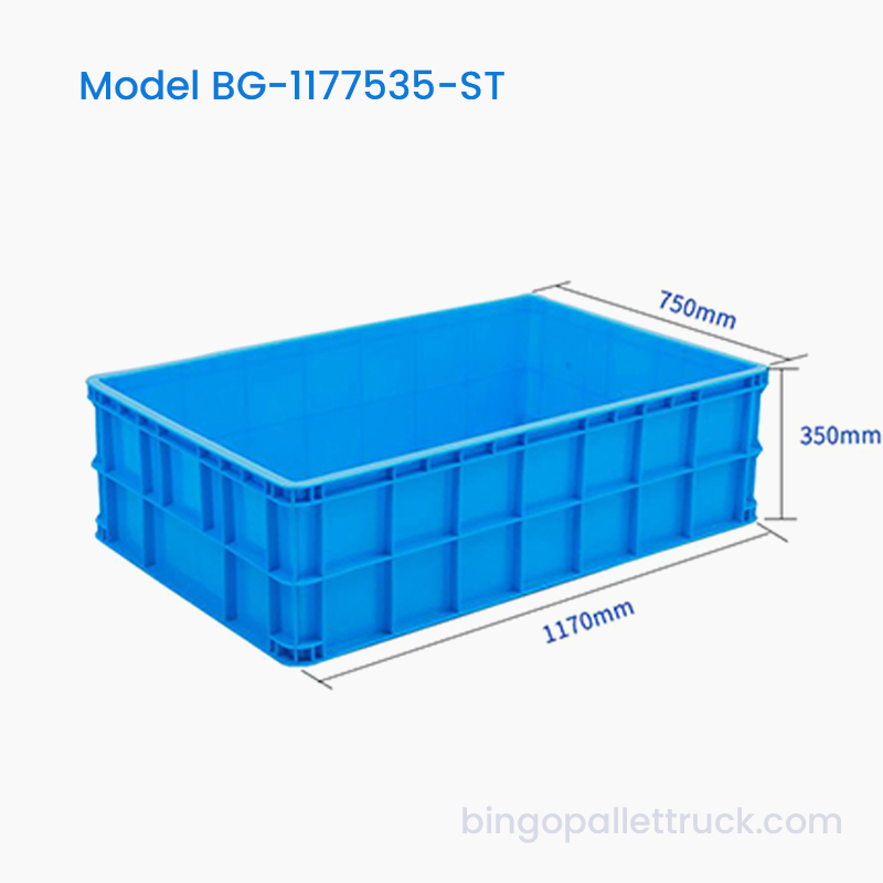 258L Gravis Officium Stackable Plastic Tote Box pro mole bona PRAECLUSIO