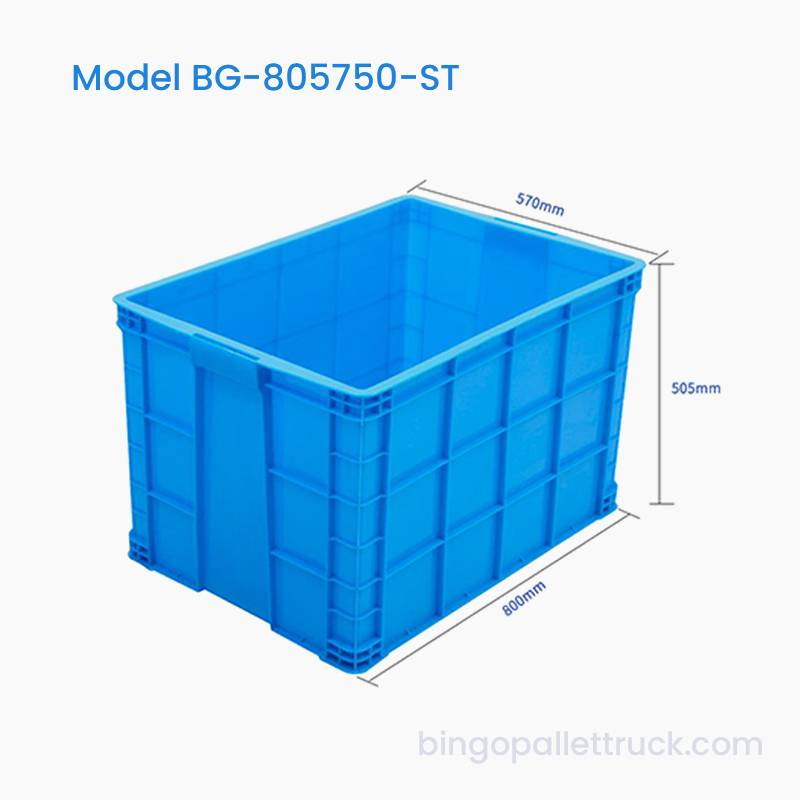 194L Stackable Plastic Tote Box for Large Component Storage