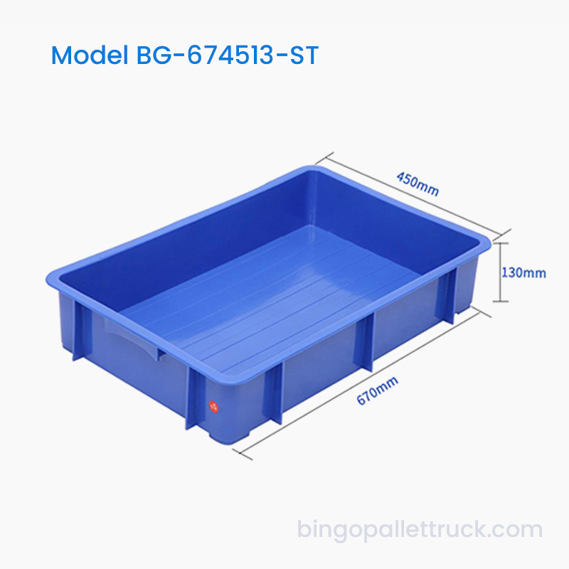 30L Stackable HDPE Plastic Bin for Shop parva bona