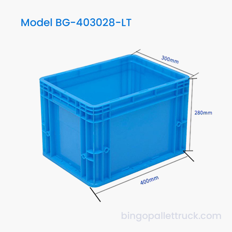 27L Logistics Plastic Tote Box Logistics at Bin