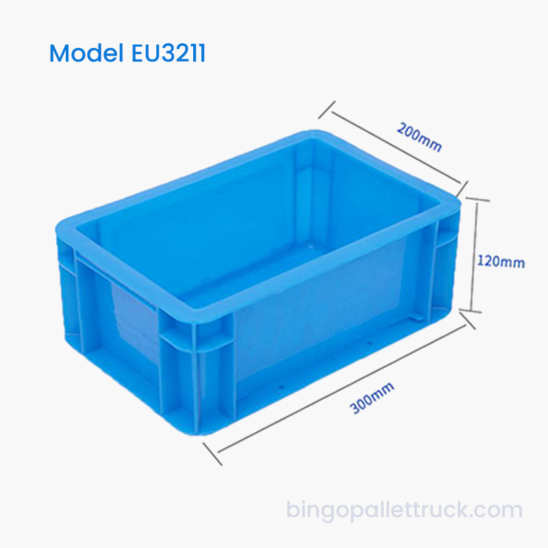 4L EU Plastic Tote Box For Industrial Storage