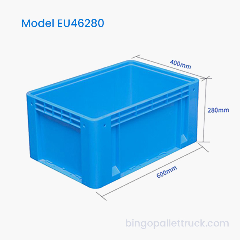 58L Dura EU Tote Box pro Auto Partibus et Hardware Transport