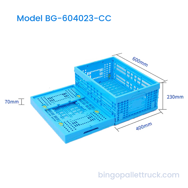 42L Collapsible Plastic Crate pro CELLA bona Sorting