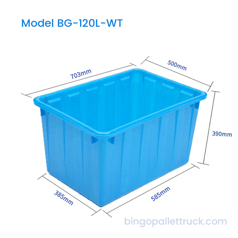 120L Mole Supple HDPE Lacus pro aqua et Cibus PRAECLUSIO