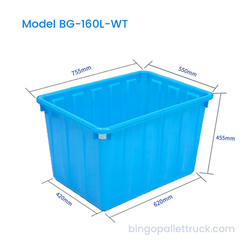 160L HDPE Tank pro Aquatic Product at et Vive Piscium Transport