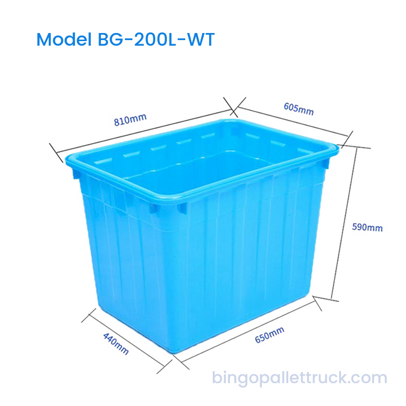200L HDPE Aqua lacus pro Products et Seafood
