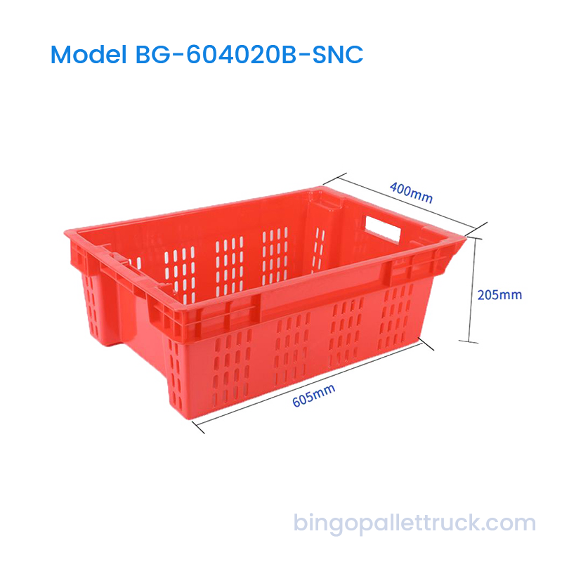40L Stackable Semi-Vented Nidificans Crate pro Firmo Harvesting