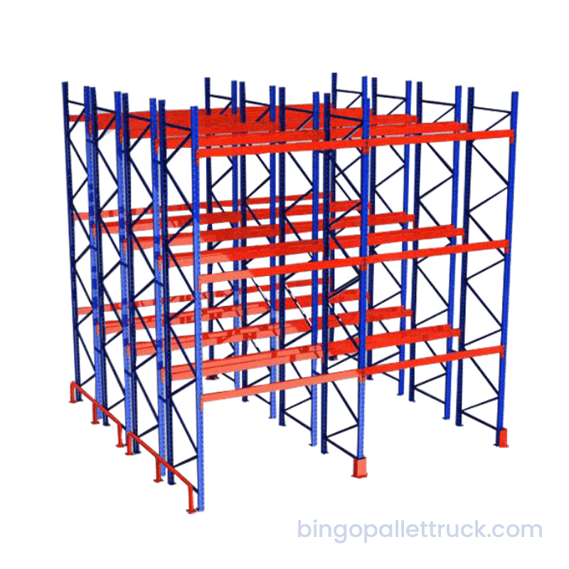 Customized Double Deep Racking for Gravis-Duty Selective High-Density Storage Solution