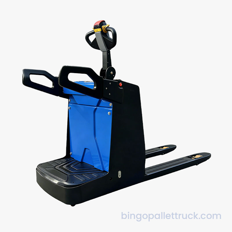 2000kg Industrial Electric Sta-on Pallet Truck