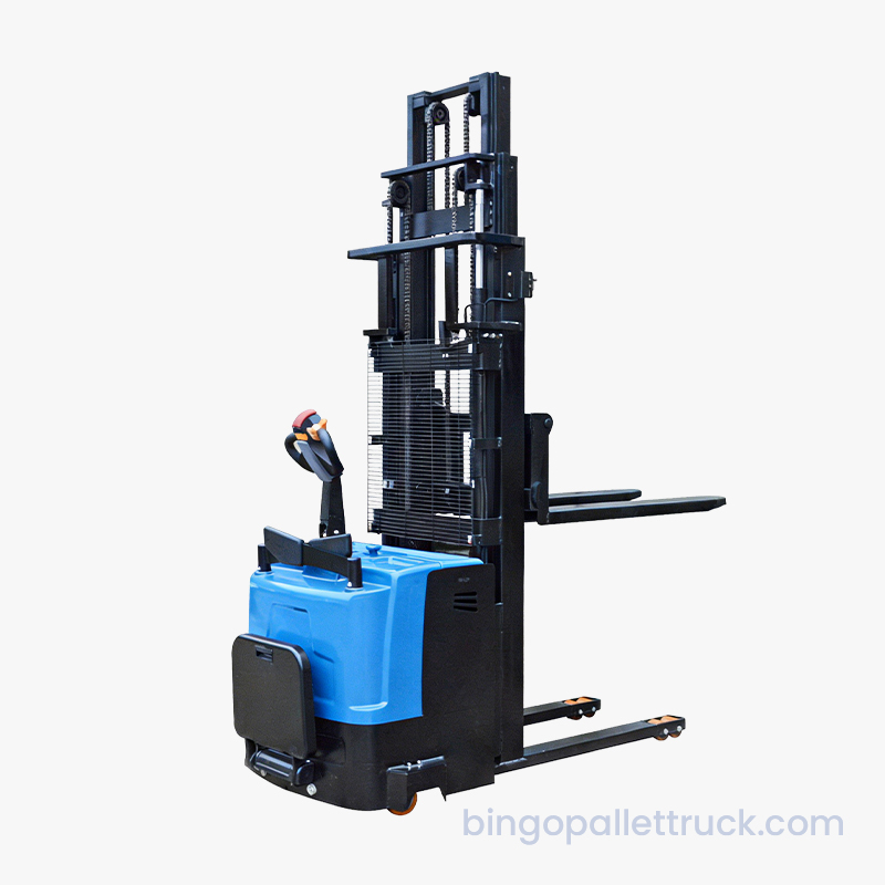 2000kg Tres Mastus Electric Sta-on Stacker pro Logistics