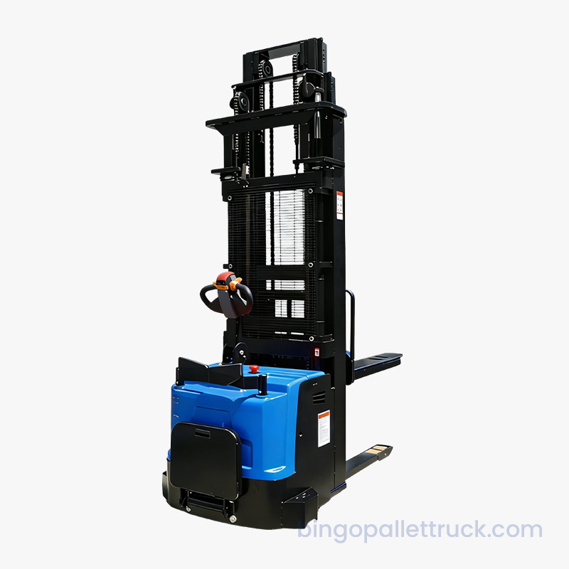 3000kg gravis Officium EPS Tres Mast Electric Sta in Stacker pro CELLA Racking