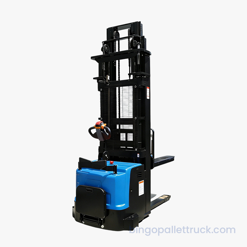 2000kg EPS Tres Mastus Electric Sta-on Stacker in High semoto