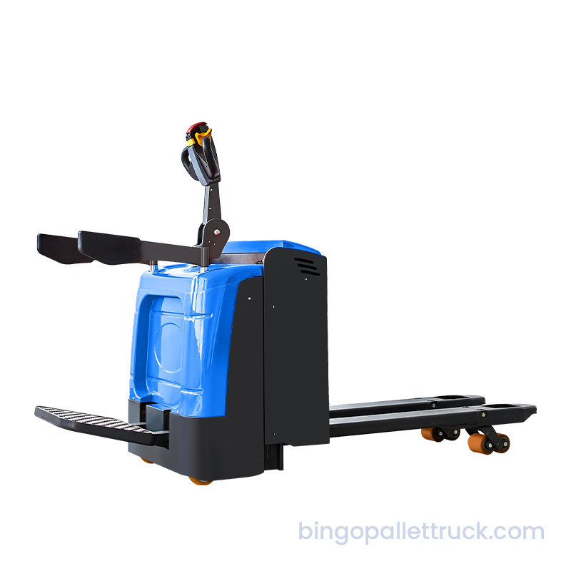 2000kg EPS Electric Sta Type Pallet Truck pro Logistics